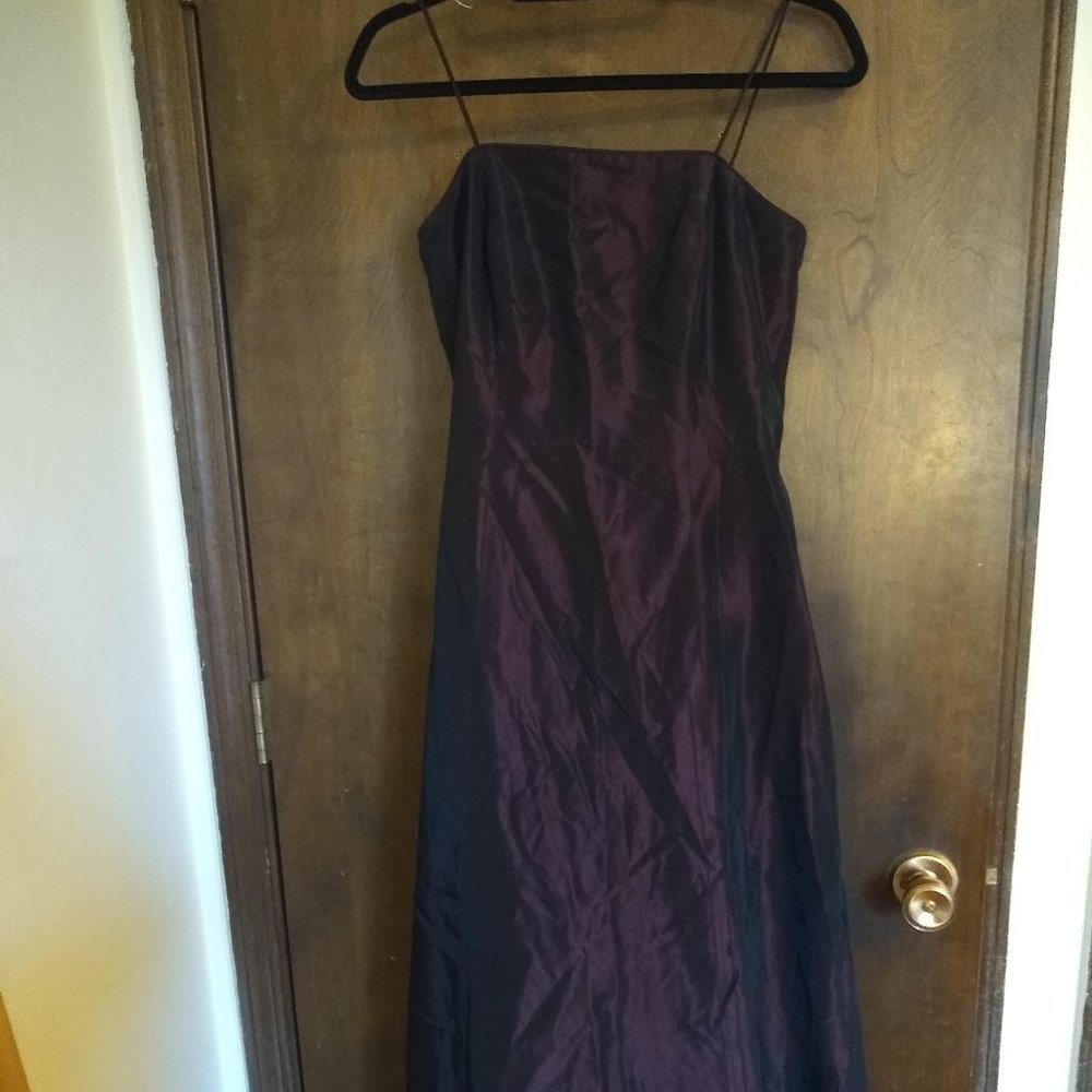 Long Maroon Prom Dress